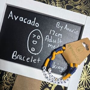 Clay bead bracelet set